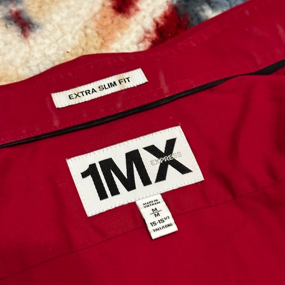 4x 1MX Express dress shirts - extra slim fit, medium tall/long, 15-15.5 - Picture 3 of 9